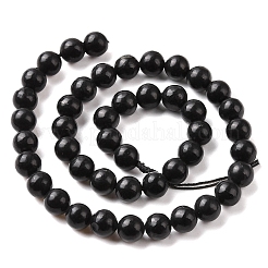 Natural Shungite Beads Strands&nbsp;G-D481-15B