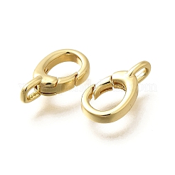 Brass Spring Gate Rings&nbsp;X-KK-Q043-12G