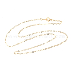 1/20 14K Gold Filled Heart Link Chain Necklaces for Women&nbsp;NJEW-Z068-03G-02