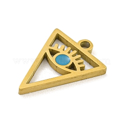 316 Surgical Stainless Steel Enamel Pendants&nbsp;STAS-M073-26G