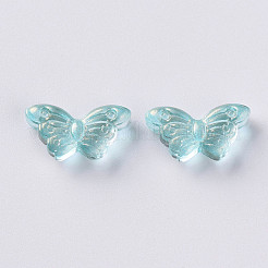 Transparent Spray Painted Glass Beads&nbsp;GLAA-S190-018A-04