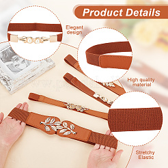 4Pcs 4 Style Imitation Leather Elastic Chain Belt&nbsp;AJEW-GA0006-22A