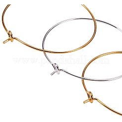 真鍮製ワイングラスチャームリングフープピアス  ミックスカラー  30x0.8mm  約200個/箱&nbsp;KK-PH0028-01M