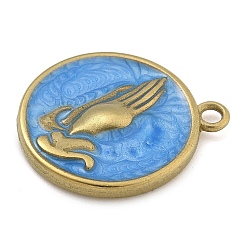 304 Stainless Steel Enamel Pendants&nbsp;LS-STAS-M084-09G-01