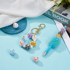 12Pcs 6 Colors Handmade Polymer Clay Beads&nbsp;CLAY-FG0001-01A