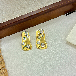 Alloy & Crystal Rhinestone Stud Earrings&nbsp;WG4C639-01