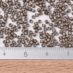 MIYUKIデリカビーズ  シリンダー  日本製シードビーズ  11/0  （db1843f）デュラコート亜鉛メッキマットダークモーブ  1.3x1.6mm  穴：0.8mm  約2000個/10g&nbsp;X-SEED-J020-DB1843F