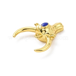 Eco-friendly Rack Plating Brass Enamel Pendants&nbsp;KK-F843-21G