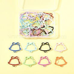 30Pcs Spray Paint Alloy Spring Gate Rings&nbsp;FIND-FS0004-03