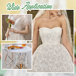 Polyester Lace Fabrics&nbsp;DIY-WH0622-657B