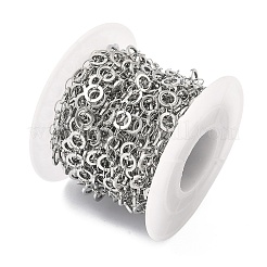 304 Stainless Steel Ring Link Chains&nbsp;CHS-G044-05P-07