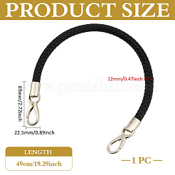 1Pc PU Imitation Leather Braided Bag Handles&nbsp;FIND-MA0001-23B