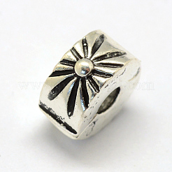 Alloy European Style Clasps&nbsp;X-PDLC-R001-11AS