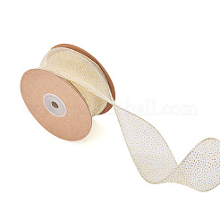 10 Yards Sparkle Polyester Glitter Ribbon&nbsp;OCOR-TAC0034-02A