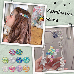 150Pcs 10 Colors Flat Back Resin Rhinestone Cabochons&nbsp;CRES-SC0002-66