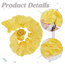 Polyester Ruffled Ribbon&nbsp;DIY-WH0632-77C