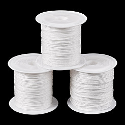 3 Rolls 3 Styles Nylon Braided Cord&nbsp;NWIR-TADJ00001-01