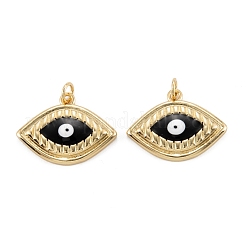 Brass Enamel Pendants&nbsp;KK-P204-09G