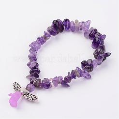 Natural Mixed Stone Stretch Bracelets&nbsp;BJEW-JB02527