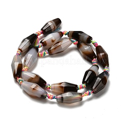 Natural Banded Agate Beads Strands&nbsp;G-F807-C01-01