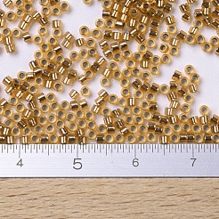 MIYUKIデリカビーズ  シリンダー  日本製シードビーズ  11/0  （db0181)シルバーライニング銅  1.3x1.6mm  穴：0.8mm  約2000PCS /ボトル  10 G /ボトル&nbsp;SEED-JP0008-DB0181