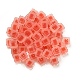 Frosted Acrylic European Beads&nbsp;OACR-G012-14A