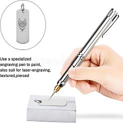 ステンレスペンダント201個  手動研磨  長方形  空白タグのスタンプ  ミックスカラー  20x8x1mm  穴：3.5mm  2色  4個/カラー  8個/箱&nbsp;STAS-UN0012-80