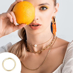 120Pcs 6 Styles Brass Split Rings&nbsp;KK-GO0001-52