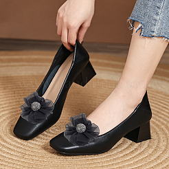 2 Pairs 2 Colors Alloy Shoe Buckle Clips&nbsp;DIY-GO0003-51A