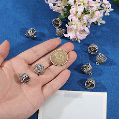 Zinc Alloy Pendant Bails&nbsp;FIND-CA0011-53AS