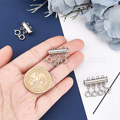 3Pcs 3 Styles 304 Stainless Steel Slide Lock Clasps&nbsp;STAS-UN0042-03P