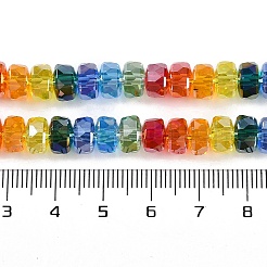 Electroplate Glass Beads Strands&nbsp;X-EGLA-B009-04