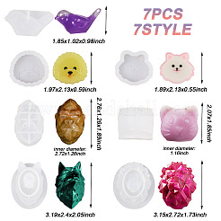 7Pcs 7 Style Silicone Molds&nbsp;DIY-BG0001-58