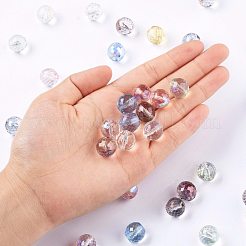 Electroplated Czech Glass Beads&nbsp;GLAA-I045-13A
