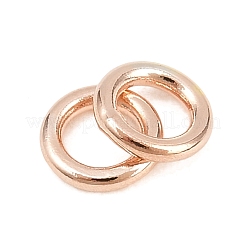 Brass Closed Jump Rings&nbsp;KK-D257-01RG-06