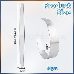 12Pcs 304 Stainless Steel Bangle Inner Core&nbsp;FIND-OC0013-65