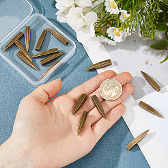 16Pcs Zinc Alloy Cord End&nbsp;FIND-FH0018-03AB