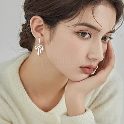 16Pcs 2 Colors 201 Stainless Steel Huggie Hoop Earrings Findings&nbsp;STAS-BBC0008-39E
