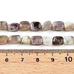 天然梅の花トルマリンビーズ連売り  直方体の  6.5~10x4.5~7x4.5~5.5mm  穴：0.8mm  約52個/連  14.96~15.35''（38~39センチメートル）&nbsp;G-T141-12A