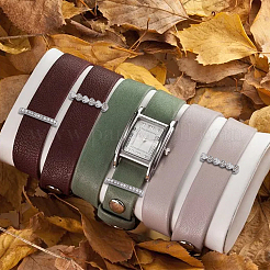 10Pcs 10 Style Rectangle Alloy Watch Band Charms Set with Crystal Rhinestone&nbsp;FIND-DC0004-57