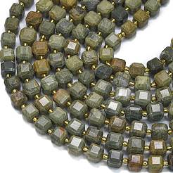 Natural Silver Leaf Jasper Beads Strands&nbsp;G-K389-A70-01
