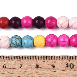 Synthetic Turquoise Beads Strands&nbsp;G-N352-04B