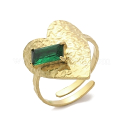 304 Stainless Steel Cuff Rings for Women&nbsp;RJEW-D302-03G-03
