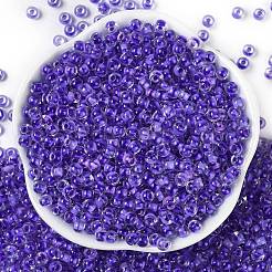 Transparent Inside Colours Glass Seed Beads&nbsp;X1-SEED-A032-04A