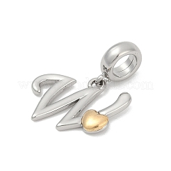 Brass European Dangle Charms&nbsp;LS-KK-Z097-01W-GP