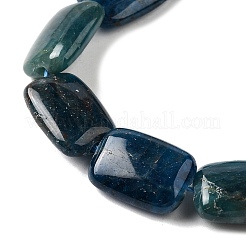 天然石アパタイトビーズ連売り  長方形  14.5x10x5mm  穴：1mm  約28個/連  15.75''（40センチメートル）&nbsp;G-Q026-B01-02