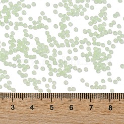 TOHOラウンドシードビーズ  日本製シードビーズ  （15f）透明なフロストシトラススプリッツ  11/0  2.2mm  穴：0.8mm  約1110個/10g&nbsp;X-SEED-TR11-0015F