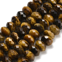 Natural Tiger Eye Beads Strands&nbsp;G-C259-A01-6x10mm-02