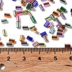 Baking Paint Glass Round Bugle Beads&nbsp;SEED-Z002-A-E05