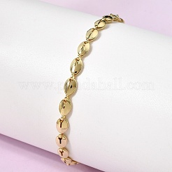 Brass Link Chain Bracelets for Women&nbsp;BJEW-K298-09G
